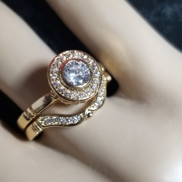 Hera Bridal Set - Solid Brass - AAA Austrian CZ - Picture 7 of 8